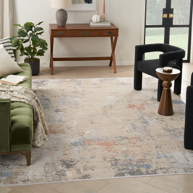 Clarajane Abstract Indoor Rug, Rectangle 5'3" x 7'6"
