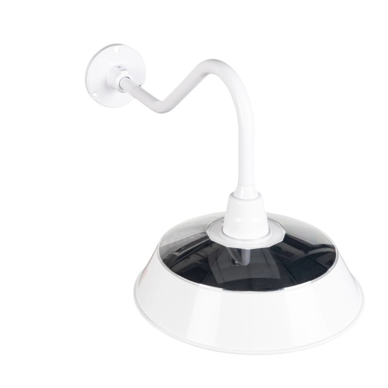Luminaire de grange solaire Cottage - blanc, Blanc