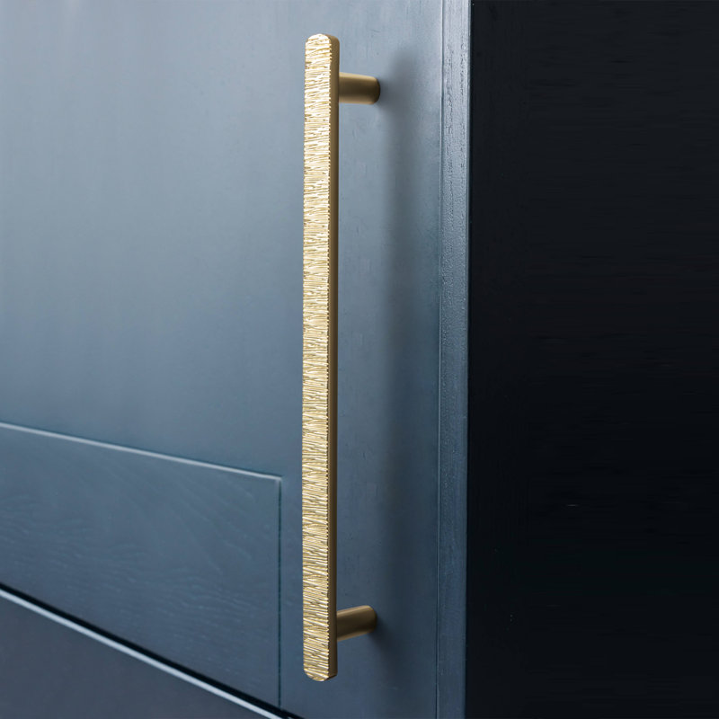 Novelty Irregular Bar Pull Handle Multipack, 7 19/32", Polished Gold