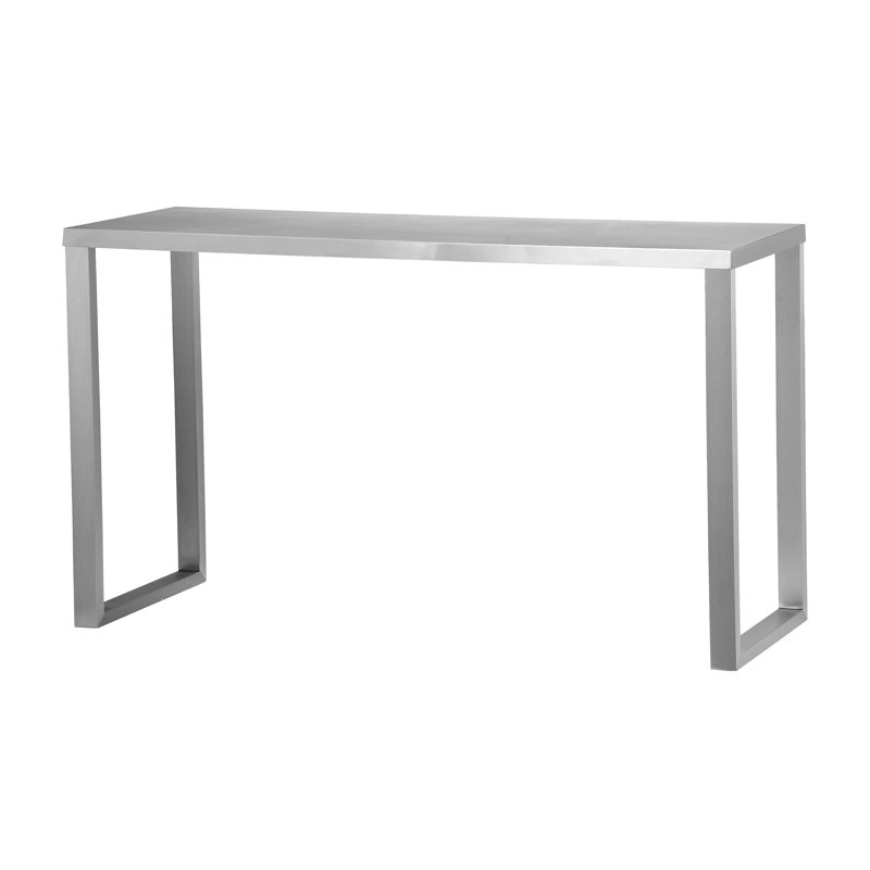 Emmerich 53'' Chrome Metal Console Table