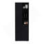 Riner Multistotage H 67 po avec 5 tablettes de rangement à 2 niveaux et 2 portes, noir-430513710
