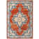 Orange Oriental Power Loom Rug