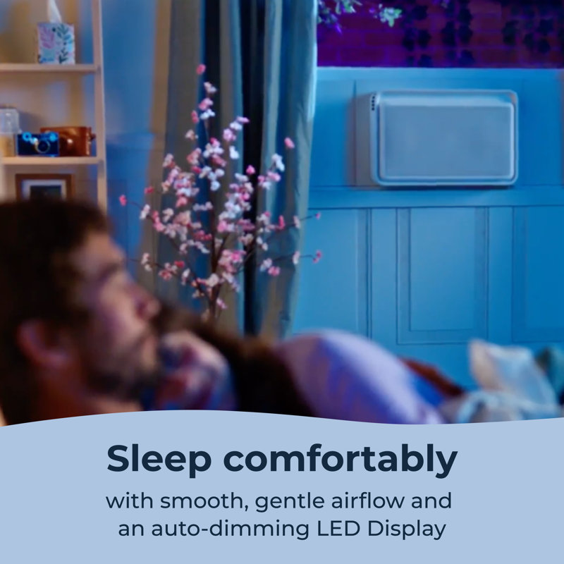 Windmill 6,000 BTU Window Air Conditioner - Quiet & Smart, Cools up to 250 Sq. Ft. - #1 Easy Install No Assembly, App/Wi-Fi, Voice-Enabled, Remote Control, 2X Insulation, White