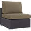 Ensemble de mobilier d'extérieur en rotin 5 pièces Modway Convene-687209964