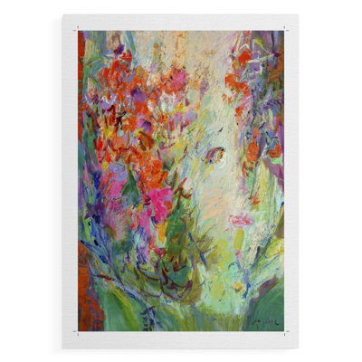Bold Flourish II -Canvas Print Only - NOT FRAMED
