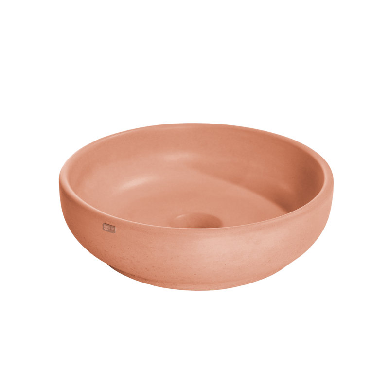 Fladd 14.5'' L Bathroom Sink, Antille Orange