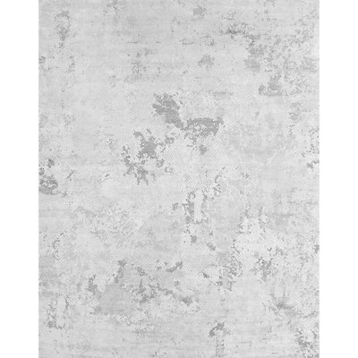 Hand Woven Silk and Wool Area Rug