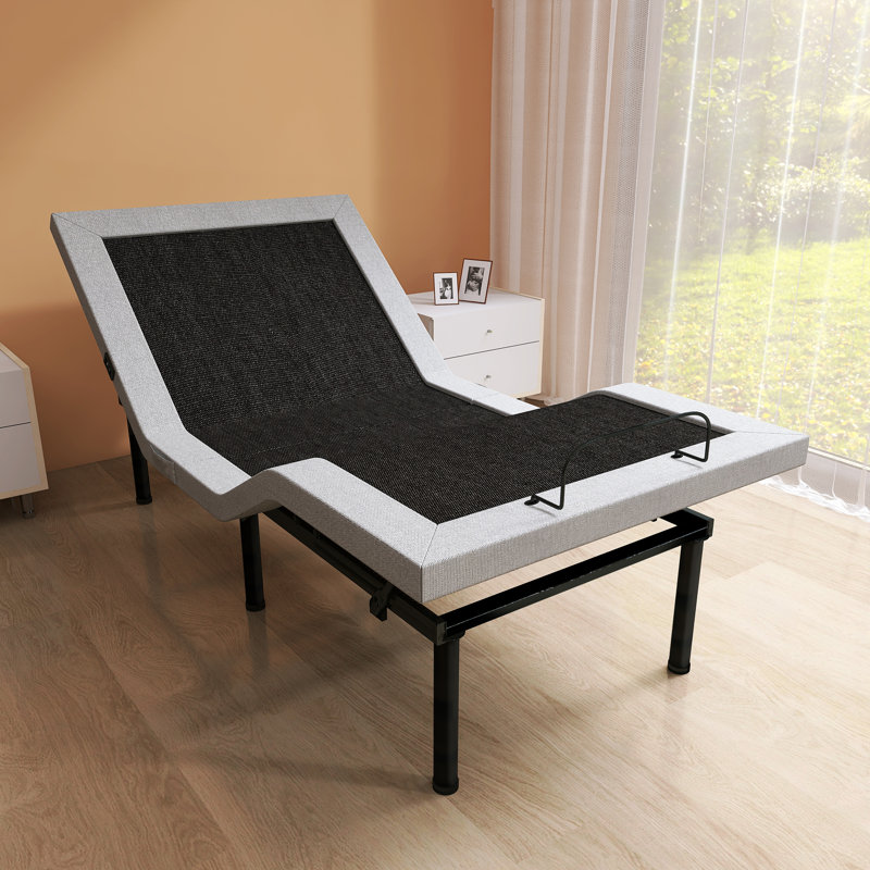 Harriman Extra-long Twin Massaging Zero Gravity Adjustable Bed with Wireless Remote
