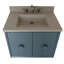 Ensemble de meuble-lavabo mural simple 31 po Crumley-681647628-681647632