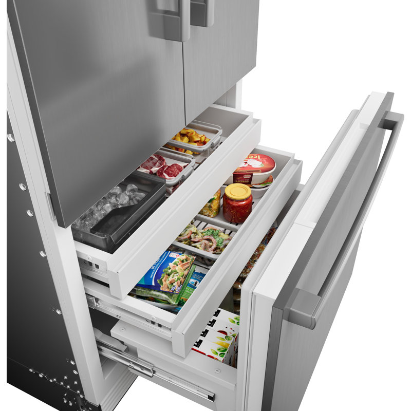 36" Benchmark® Built-In 2-Door Bottom Mount Fridge-Freezer Combination