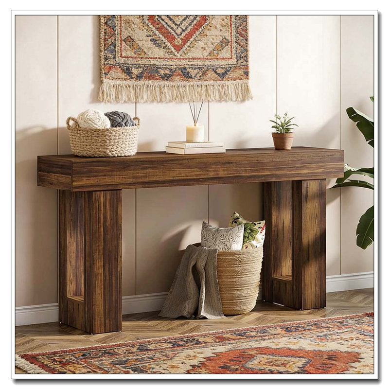 Console, Brun rustique