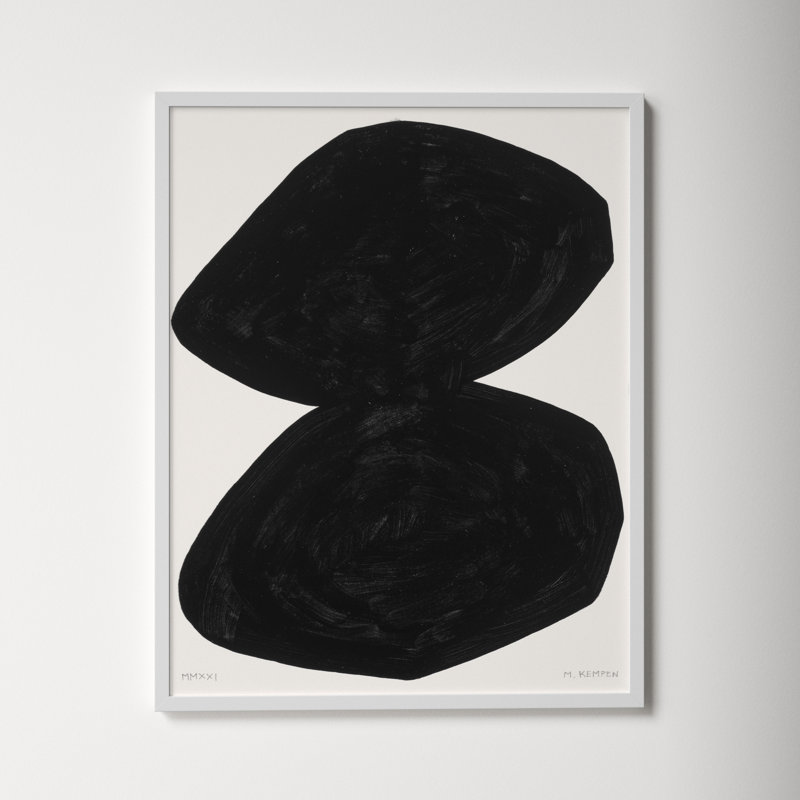 Module On White 2 by Michael Kempen, White, 38" H x 30" W x 1.25" D