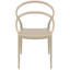 Chaise d'appoint empilable pour patio Farrah-135541139