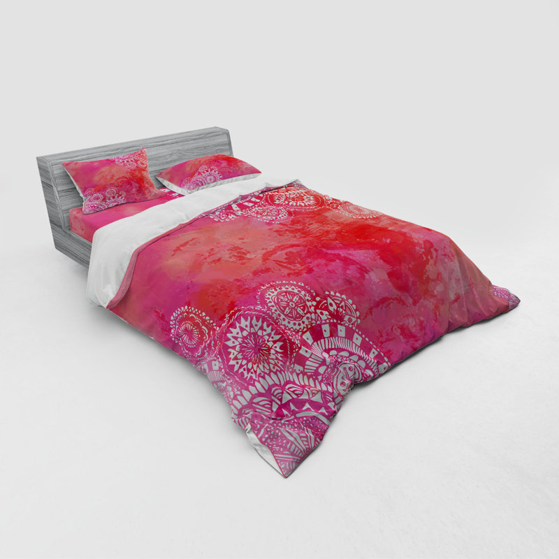 Eclectic Abstract Duvet Cover, Queen Duvet Cover + 3 Additional Pieces