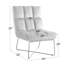 Chaise d'appoint en velours capitonné de 24 po Dehl-1082408244
