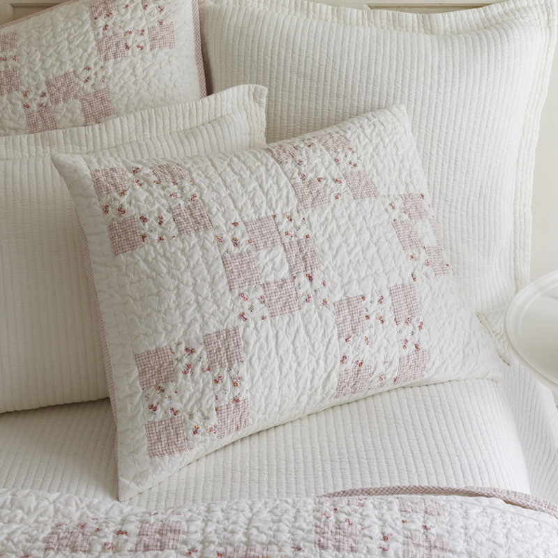 Molly Cotton Patchwork Sham, Standard/Twin