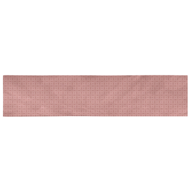 Chemin de table Avicia, 72 po x 16 po, Rouge, Coton