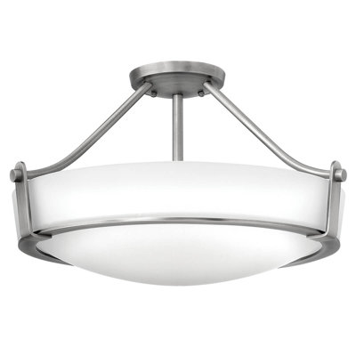 Prieto Glass Semi Flush Mount