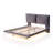 Upholstered Platform Bed with Sensor Light and 2 Large Backrests, Stylish Platform Bed with 2 sets of USB Port and Socket on each rear Bed Leg-1627273297-1627273296