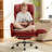 Big and Tall Cross Legged Office Executive Chair with Footrest and Convertible Infinite Gear Armsrest-922818715