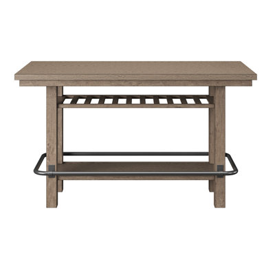 Table de rangement en chêne brun Lilito