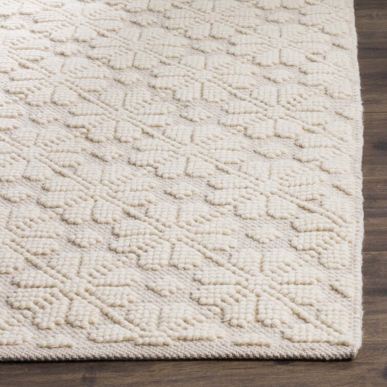 Red Barrel Studio Berndt Extra Long Multiple 100% Cotton Reversible Bath Rug Color: Ivory