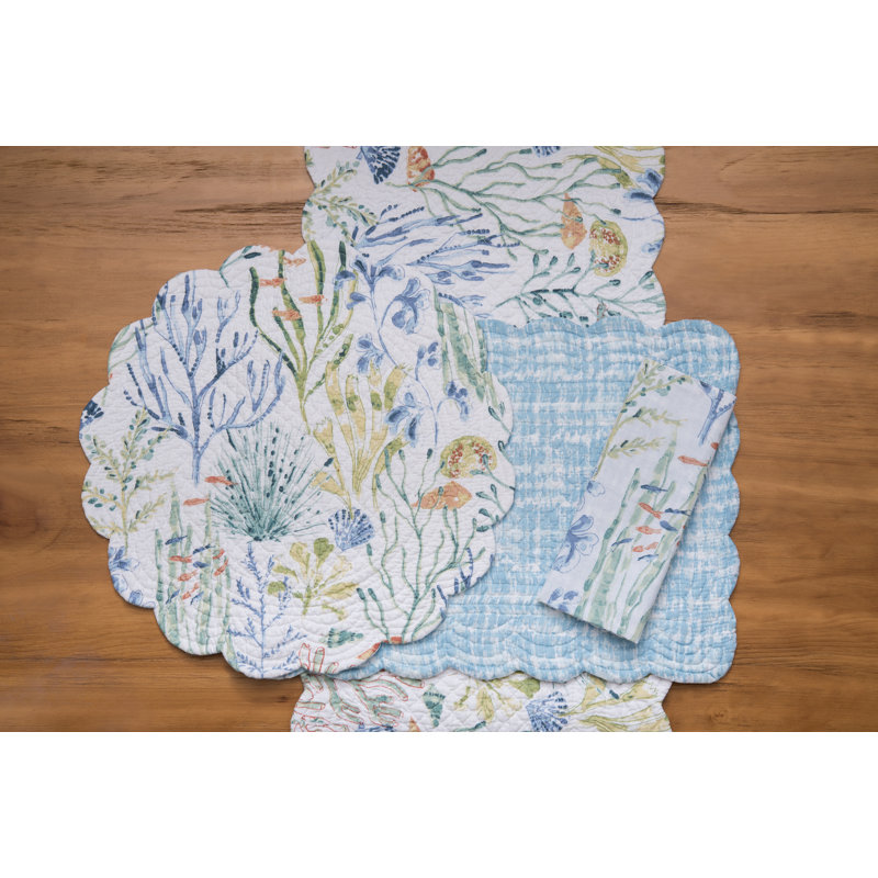 Carlotte No Pattern Cotton Table Runner