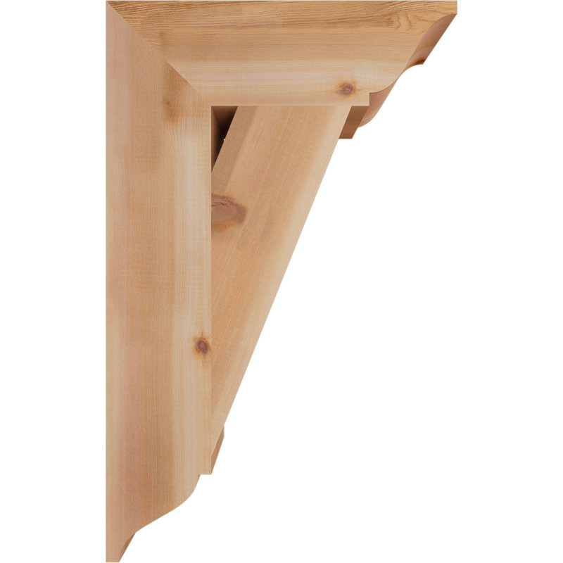 Support traditionnel, H 32 po x l 5,5 po x P 20 po, Cèdre rouge de l'Ouest (lisse)
