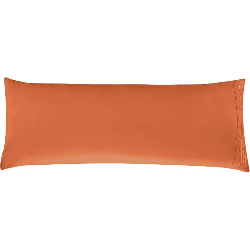 Elegant Comfort Solid Pillowcases 1500 Premium Hotel Quality Microfiber, Coral