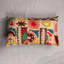 Coussin lombaire en coton à broderies