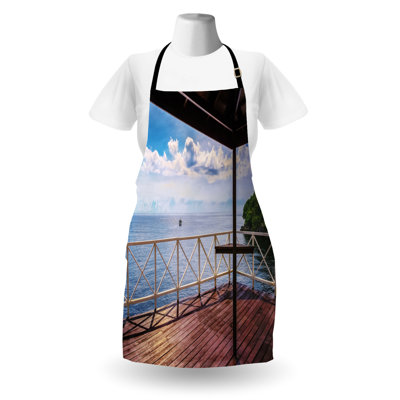 No Pattern Bib Apron