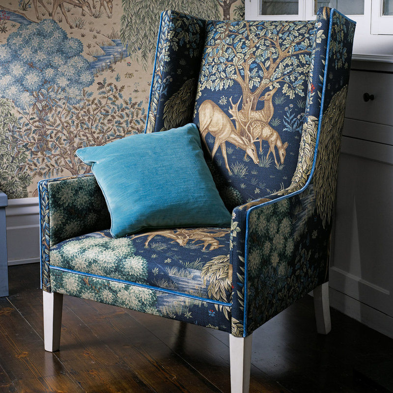 The Brook Fabric, Tapestry Linen