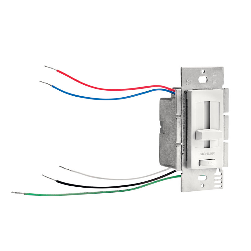 Tamper Resistant Slide Single Pole Dimmer, 60W, 12V