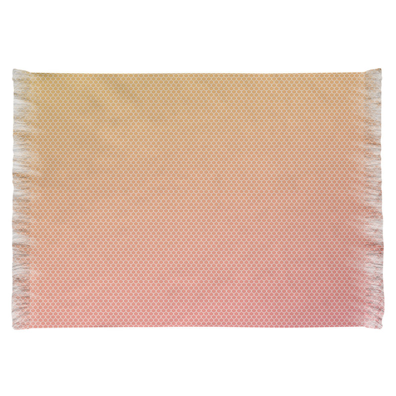 Écailles de sirène jaune/Tapis décoratif rose, Oui