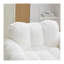 Fauteuil à billes en fausse fourrure blanc