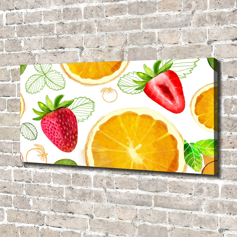 Fruits - No Frame Print on Canvas