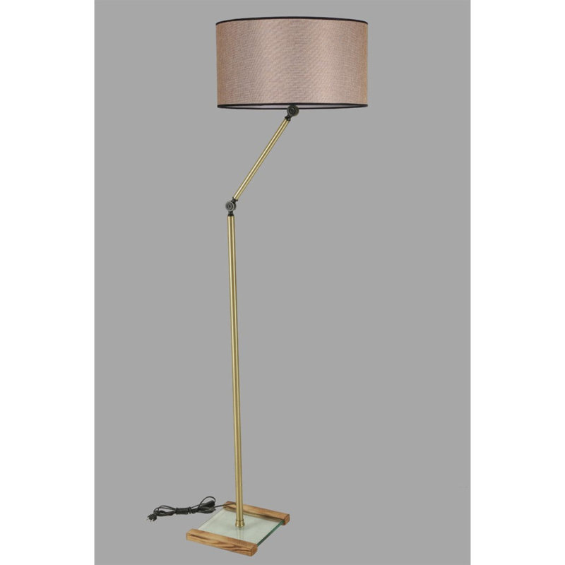 Gundolf 165cm Arched Floor Lamp, Beige