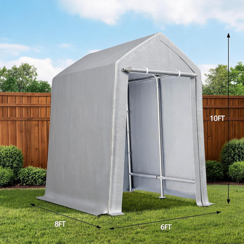 Abri d'auto robuste et imperméable, 140" H x 72" W x 96" D