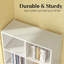 Bibliothèque compacte, présentoir attrayant, armoire ouverte