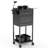 Rolling Craft Cart Metal Storage Cart with Lockable Drawer Salon SPA Trolley-93101722