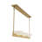 Fallon 3-Light Linear Chandelier In Warm Brass-1484438951
