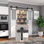 Ensemble de quincaillerie de porte de grange standard à double porte (portes non incluses)-68445178