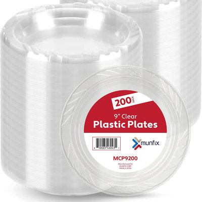 Disposable Plastic Plate for 200 Guests