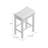 Nickerson Upholstered Faux Leather Counter Stool