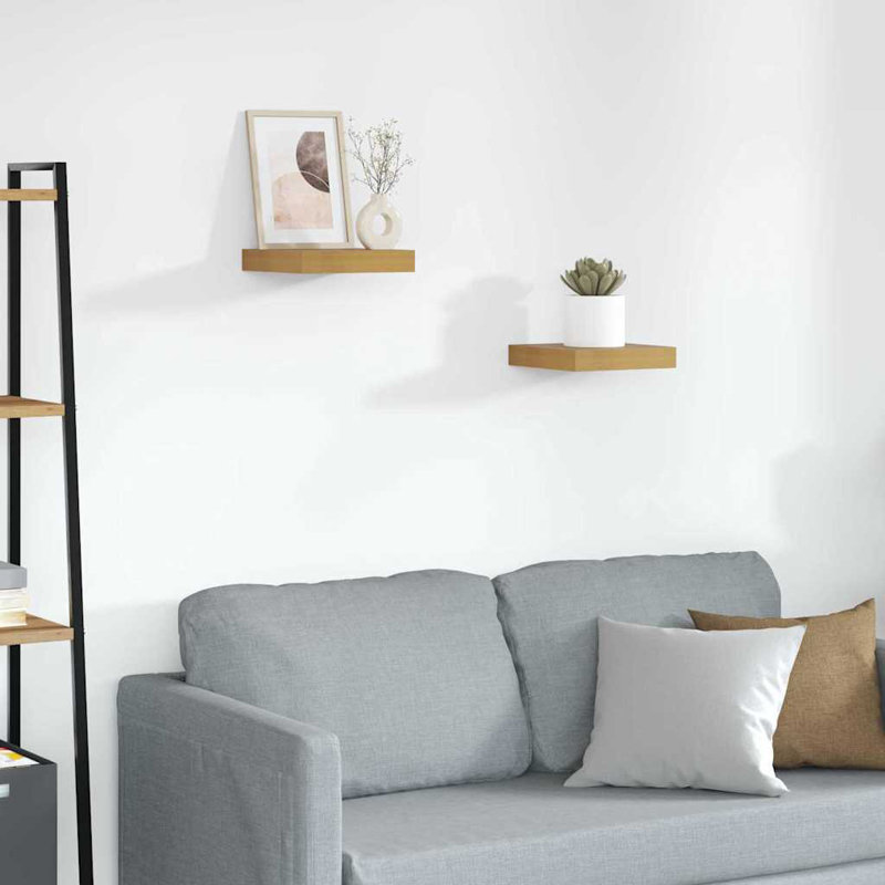 Floating Shelf, Beige, 4cm H x 23cm W x 23.5cm D
