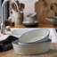 Large Oval Baker Stacked Organic