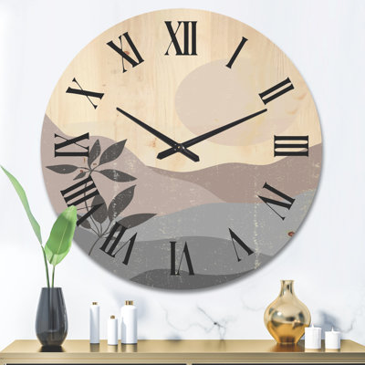 Solid Wood Wall Clock