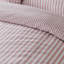 Brushed Stripe Cotton Reversible Duvet Cover Set-114782138-114782145