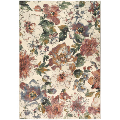 Trosclair Floral Indoor Rug