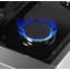 Cuisinière à double combustible 30 po en acier inoxydable Marco, 4 brûleurs, 4,32 pi³ Four à convection véritable